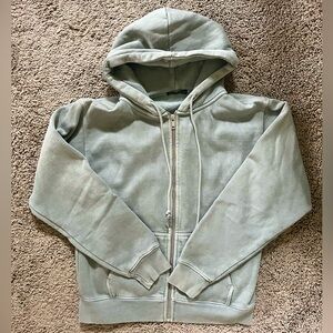 Brandy Melville Hooded Sweatshirt Jacket